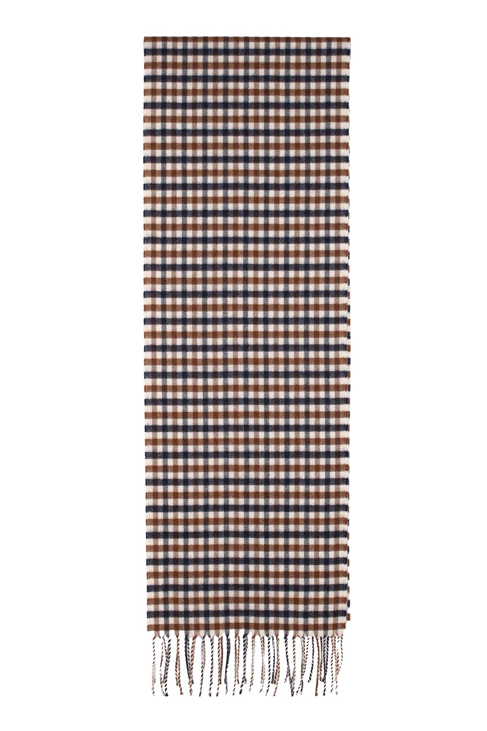 shop AQUASCUTUM  Sciarpa: Aquascutum sciarpa in lana. 
Fantasia a quadri.
Frange.
Dimernsioni: 30x180 cm.
Composizione:  100% lana.
Made in China.. SCARF 30 Q 501W-C1 number 4067073